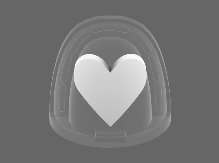 Cupids Rangers Heart Shoulder Pad Symbols 3d printed 