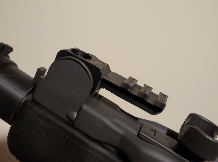 Front sight rail for the North East Airsoft uzi 3d printed 