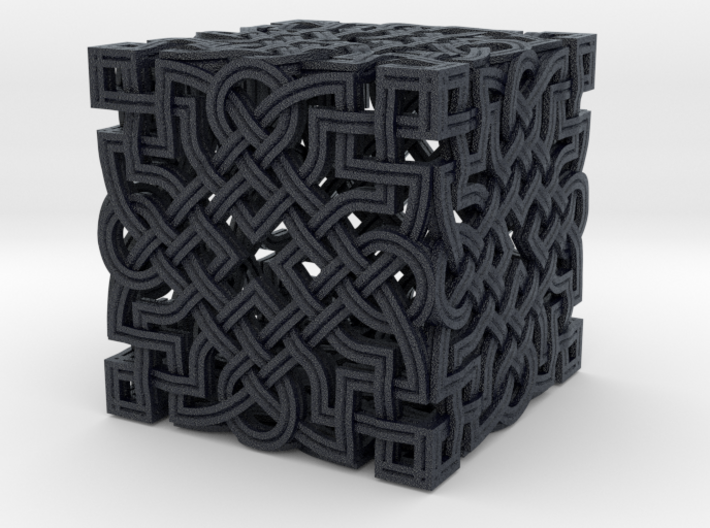 Infinity Knot - Six Face Cube 3d printed