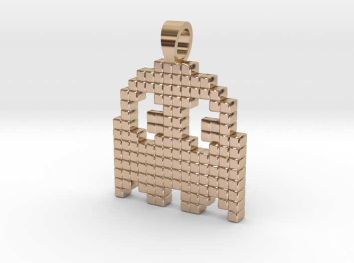 Pacman's Phantom [pendant] 3d printed