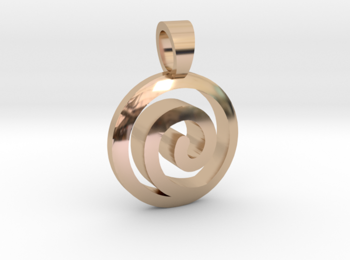 Uzumaki Family [pendant] 3d printed