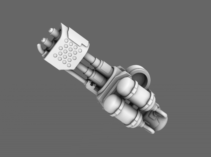 Crusader Dreadnought Flame Thrower Cannon (LEFT) 3d printed 