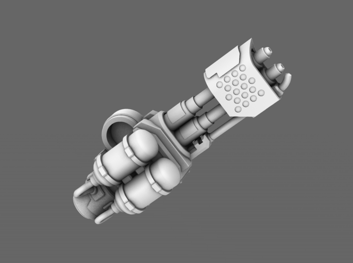 Crusader Dreadnought Flame Thrower Cannon (RIGHT) 3d printed 