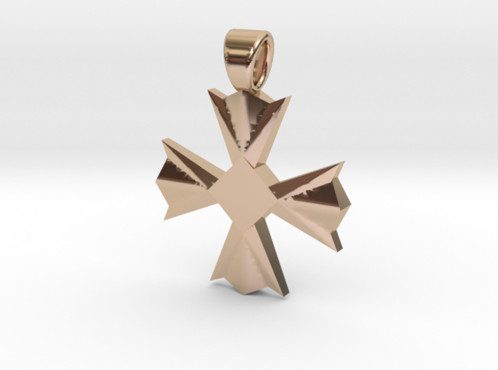 Cross [pendant] 3d printed