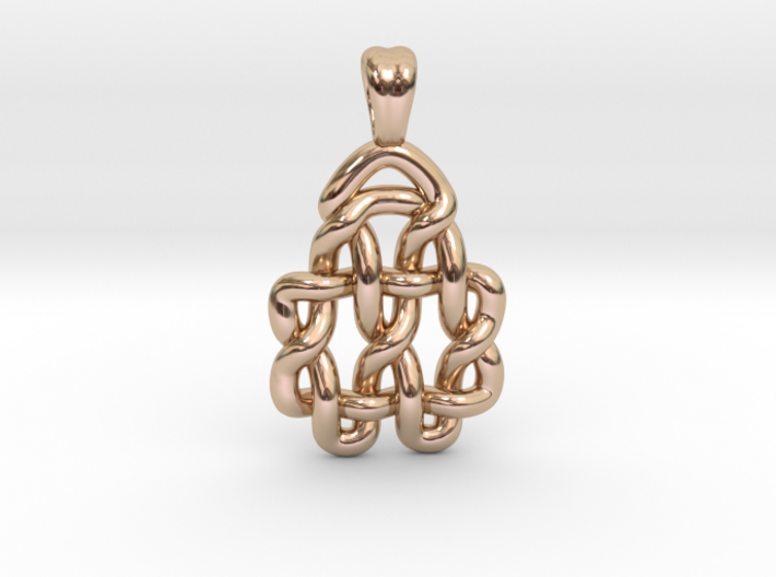 Small knot [pendant] 3d printed
