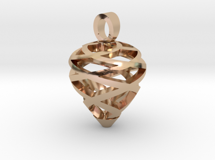 Pine cone [pendant] 3d printed