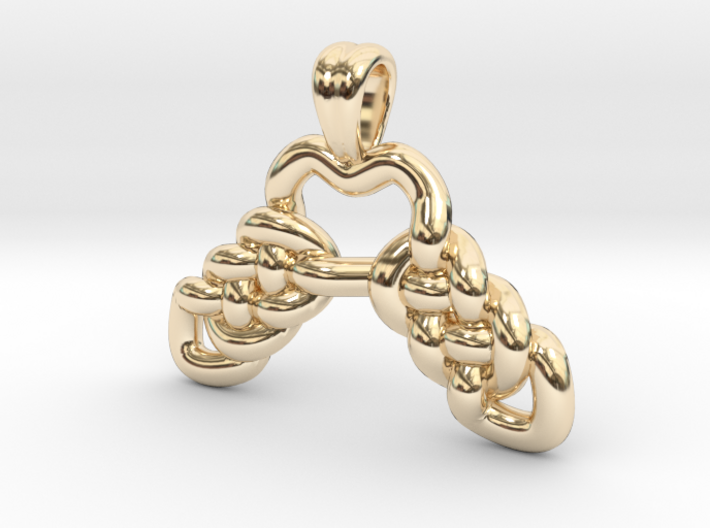 Balanced knot [pendant] 3d printed