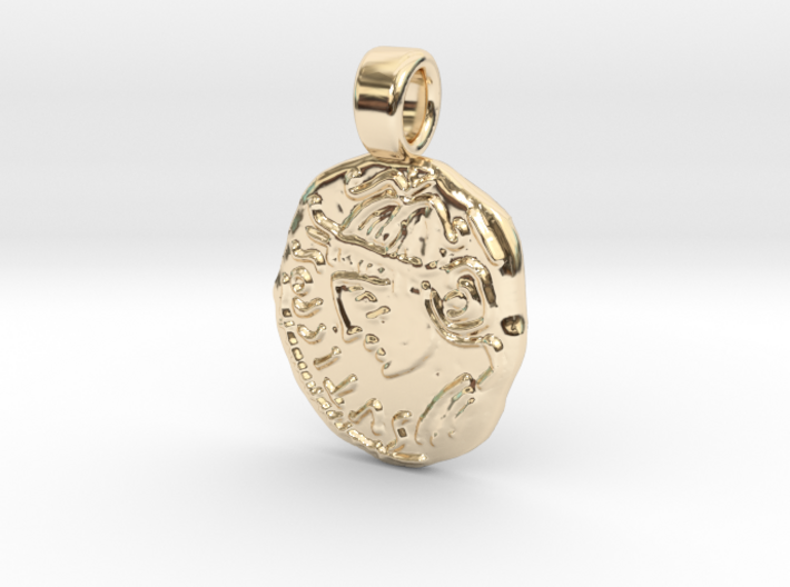 Veliocasse coin [pendant] 3d printed