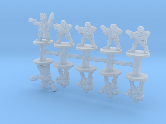 Planetary Judges 6mm Epic Infantry miniature model 3d printed 