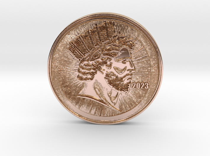 Lord Zeus 2023 Barter &amp; Trade Coin II 3d printed