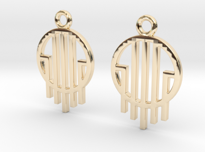 Source [Earrings] 3d printed