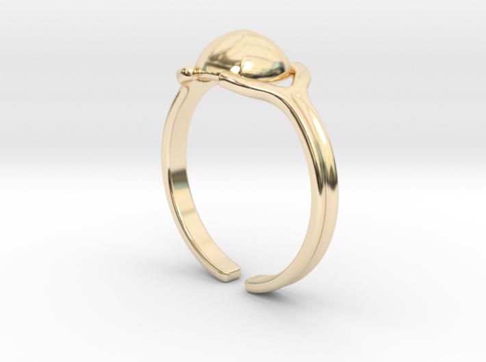 Sugarloaf cabochon [Ring] 3d printed