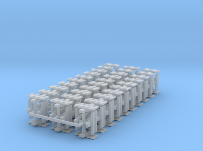 87th heavy equipment track links double grouser 3d printed