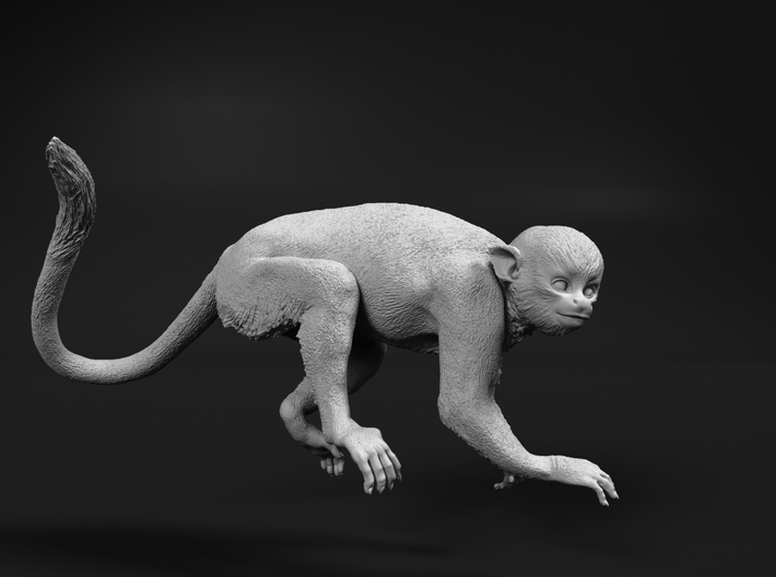 Squirrel Monkey 1:32 Male in tree 2 3d printed
