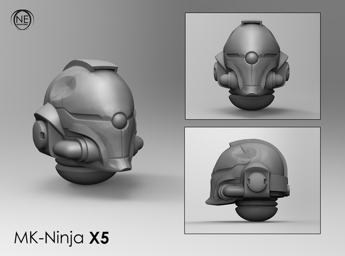 mk-ninja space helmet x5 3d printed