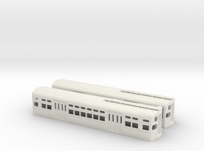 CTA Flat Door 6000s Pair with Trolley Boards V2 3d printed