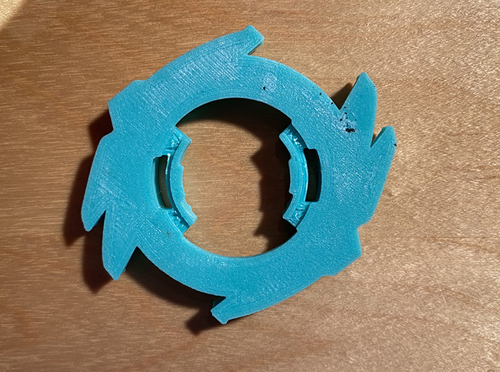 Bey Trygator Attack Ring 3d printed 