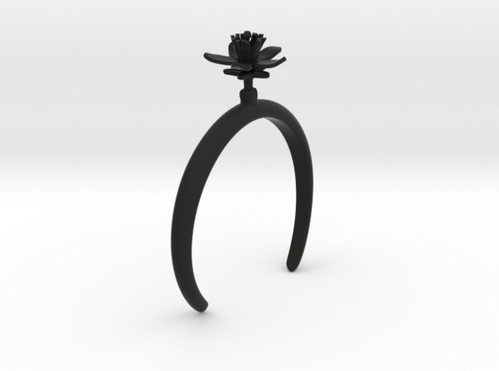Bracelet with one large flower of the Choisya 3d printed