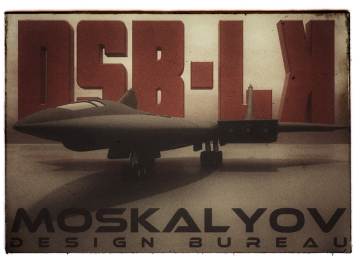 1/285 Moskalyov DSB-LK 3d printed