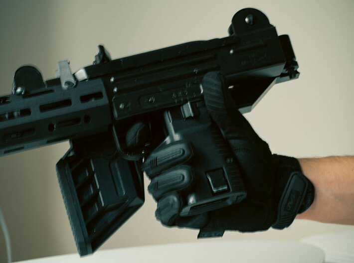 Uzi pro pistol stock for KWC mini uzi 4;cheek pad 3d printed 