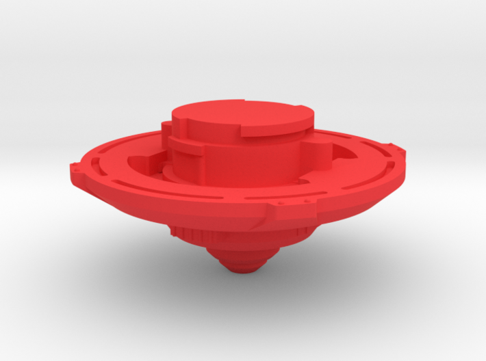 Bey Dranzer V2 Blade Base + Support Part (Flat) 3d printed