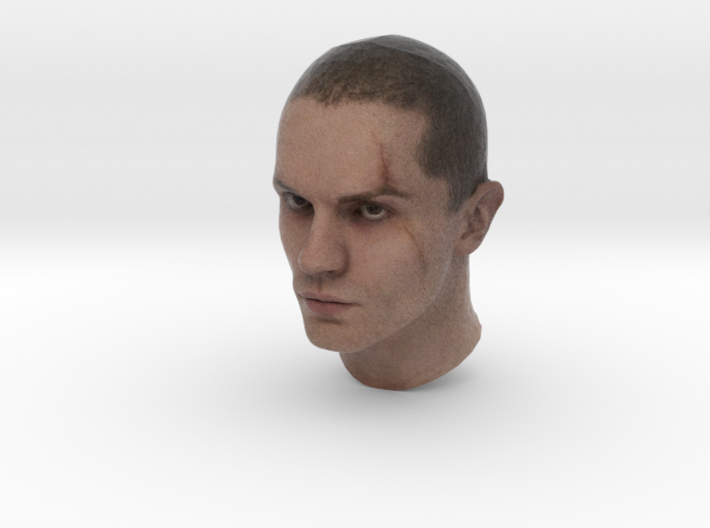 Starkiller 1/6 scale figure head (Side look) 3d printed