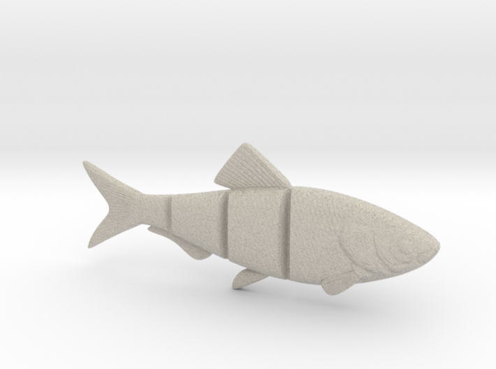 6&quot; BiteMe realistic swim bait (master for mold) 3d printed