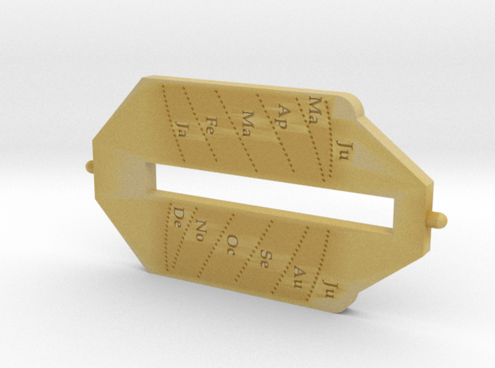 Universal Ring Dial 2 (Central Bar part) 3d printed 