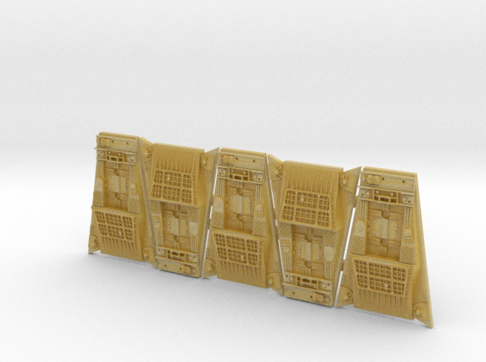 BASE STAR REVELL TRIANGLE GREEBLE SET 3d printed 