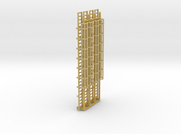N Scale Cage Ladder 60mm (Platform) 3d printed 