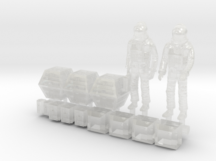 SPACE 2999 1/87 SIXTEEN12 ASTRONAUTS C 3d printed