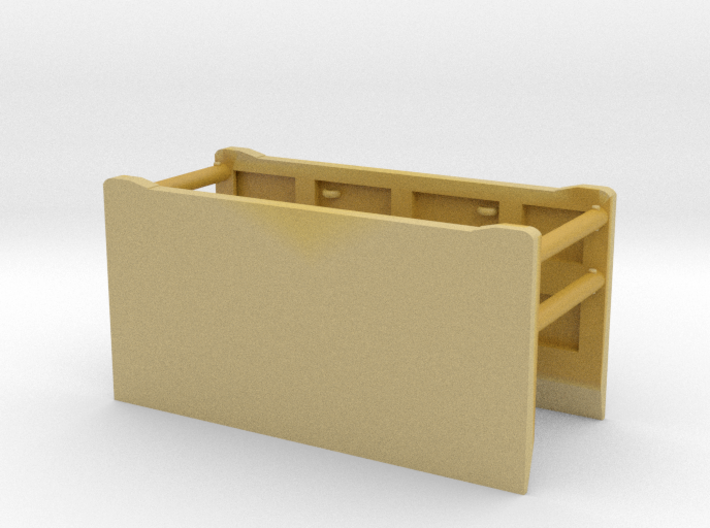 1/87th Excavation Trench Box Shield 3d printed