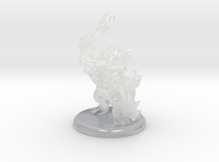 kobold party mage w. base 3d printed