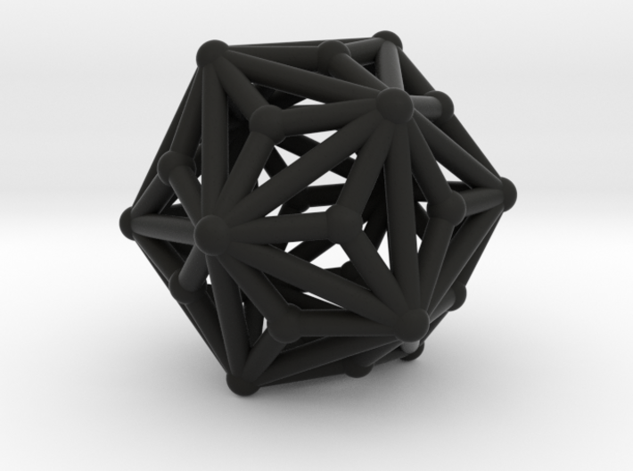 Triakisicosahedron 3d printed