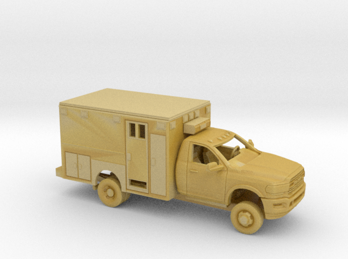 1/160 2020 Dodge Ram Regular Cab Ambulance Kit 3d printed