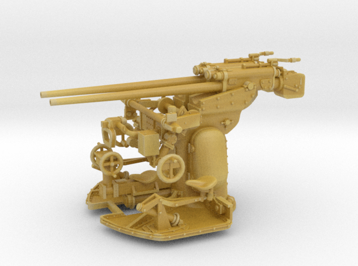 1/50 DKM 3.7 cm SK C/30 Twin Gun Mounting 3d printed