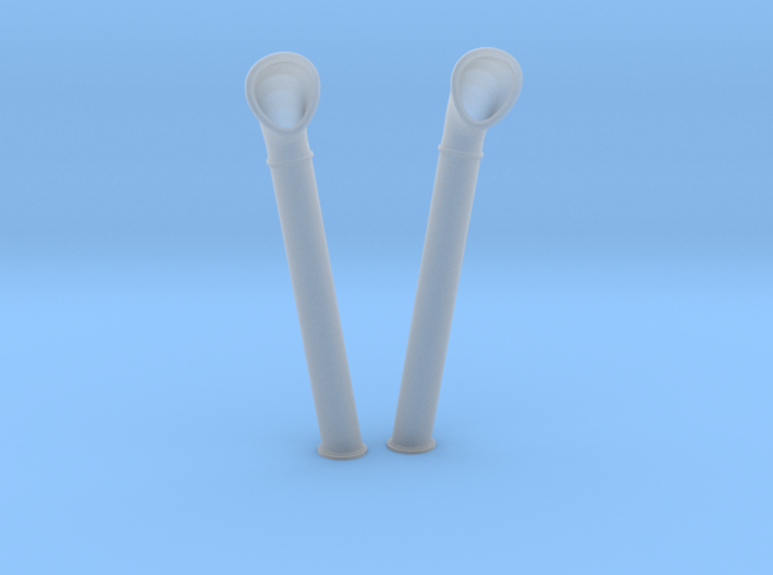 1/20 DKM Schnellboot Midship Vent Pipes Set 3d printed