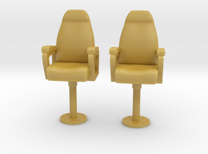 1/72 USN Capt Chair Set x2 3d printed