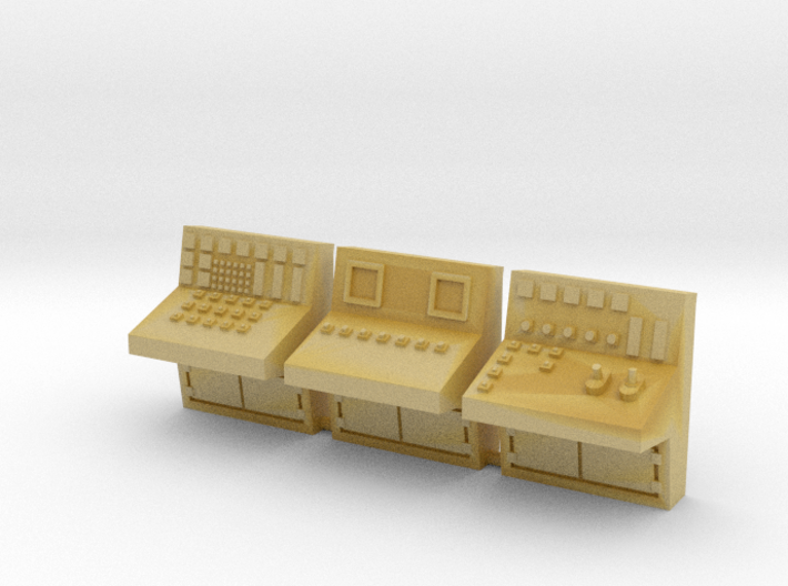 HO scale control console 3pc 3d printed