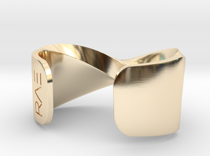 Moebius cuff bracelet 3d printed