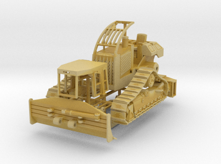 1/87th Tracked cable winch log skidder 3d printed 