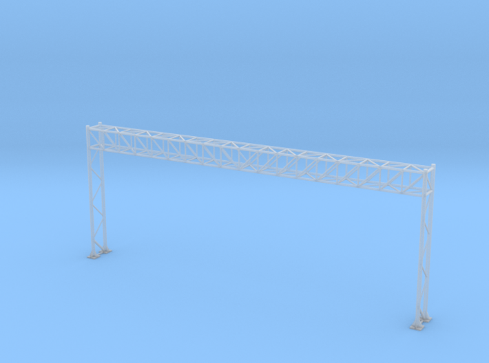 HO Scale Sign Gantry 193mm 3d printed