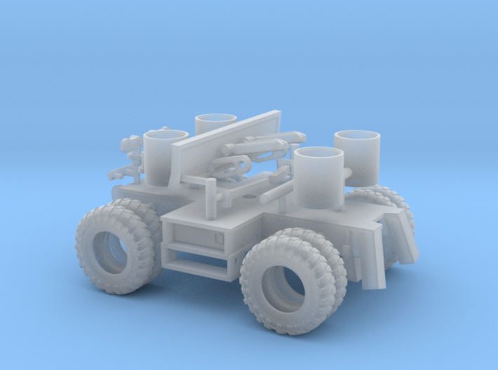 1/87th four wheel carrier for Gradall excavator 3d printed