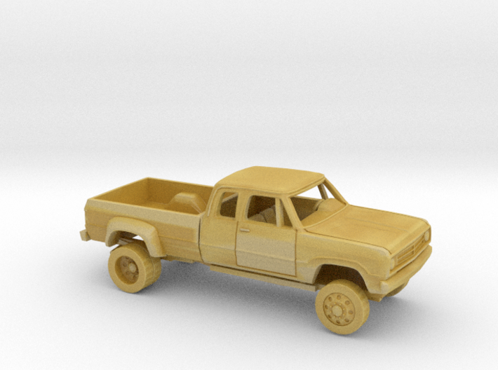 1/87 1972 Dodge D-Series Ext. Cab Dually Bed Kit 3d printed