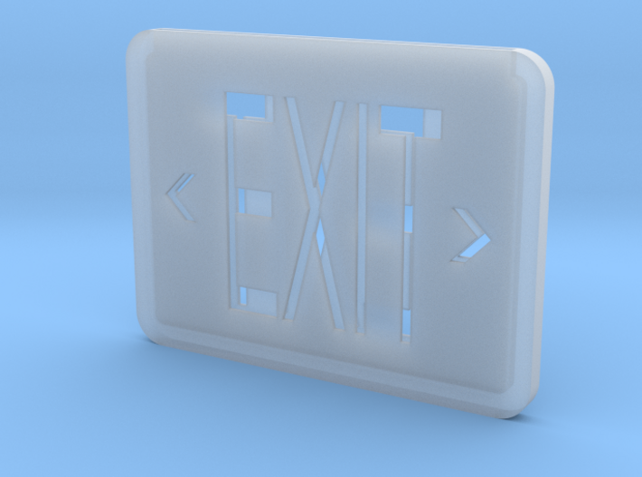 1:12 EXIT sign 3d printed