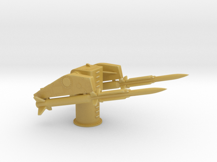1/200 MK10 Terrier Missile Launcher 3d printed