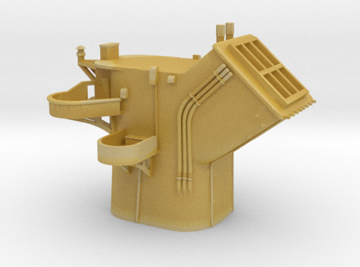 1/600 Richelieu Structure Aft Deck 2 Funnel 3d printed