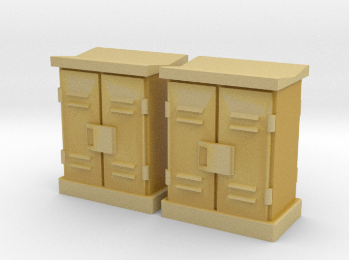 1:72 Relay Cabinets Low 2pc 3d printed