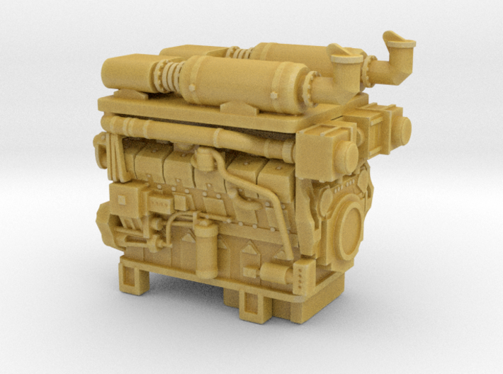 1/50th Hydraulic Fracturing TIER IV Engine 3d printed
