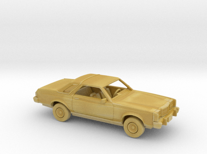 1/87 1978-80 Ford Granada Coupe Kit 3d printed